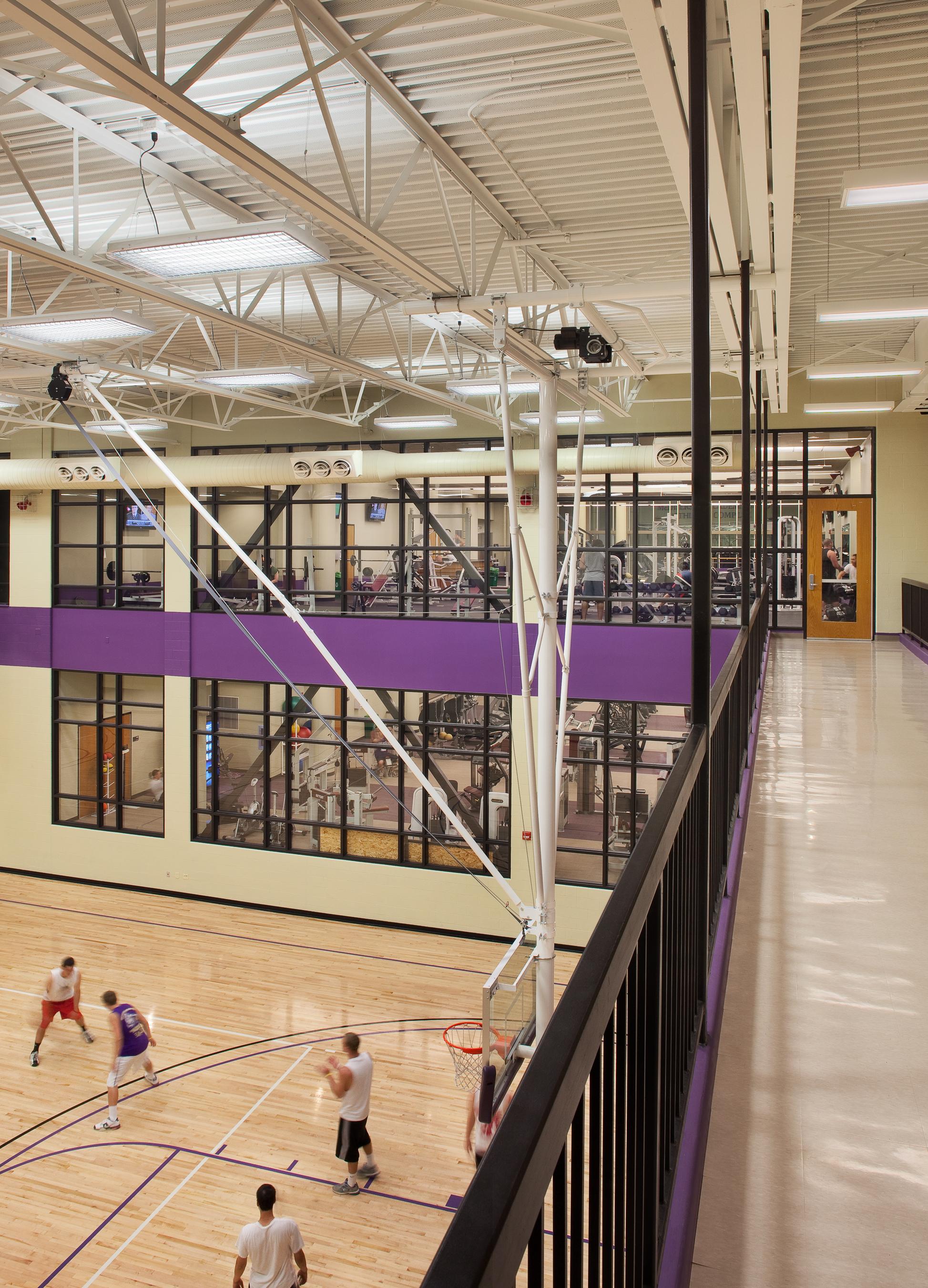 Aux Gym. Interior of MAAC